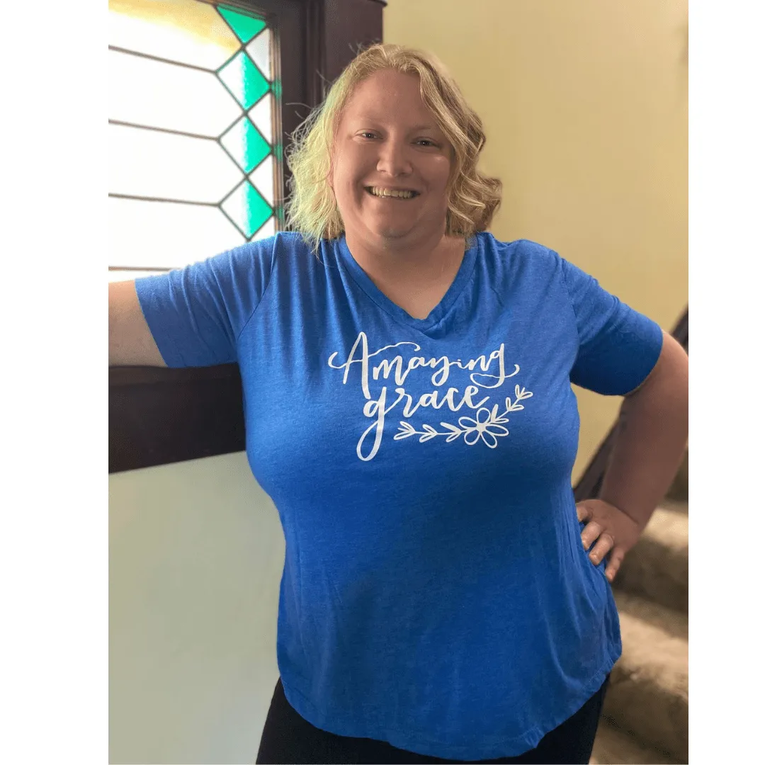 Amazing Grace Ladies V-Neck