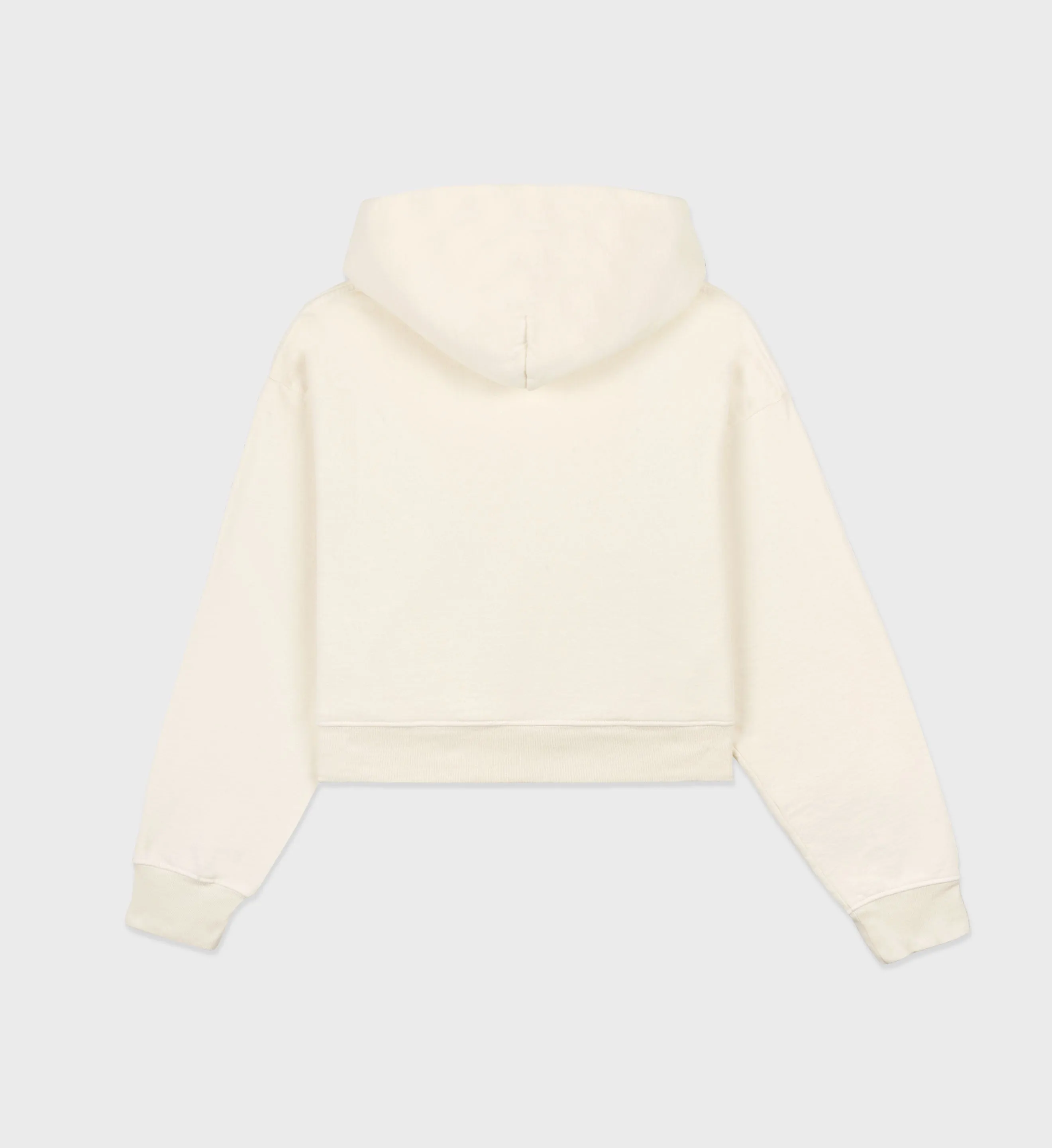 Athletic Club Cropped Hoodie - Cream/Navy