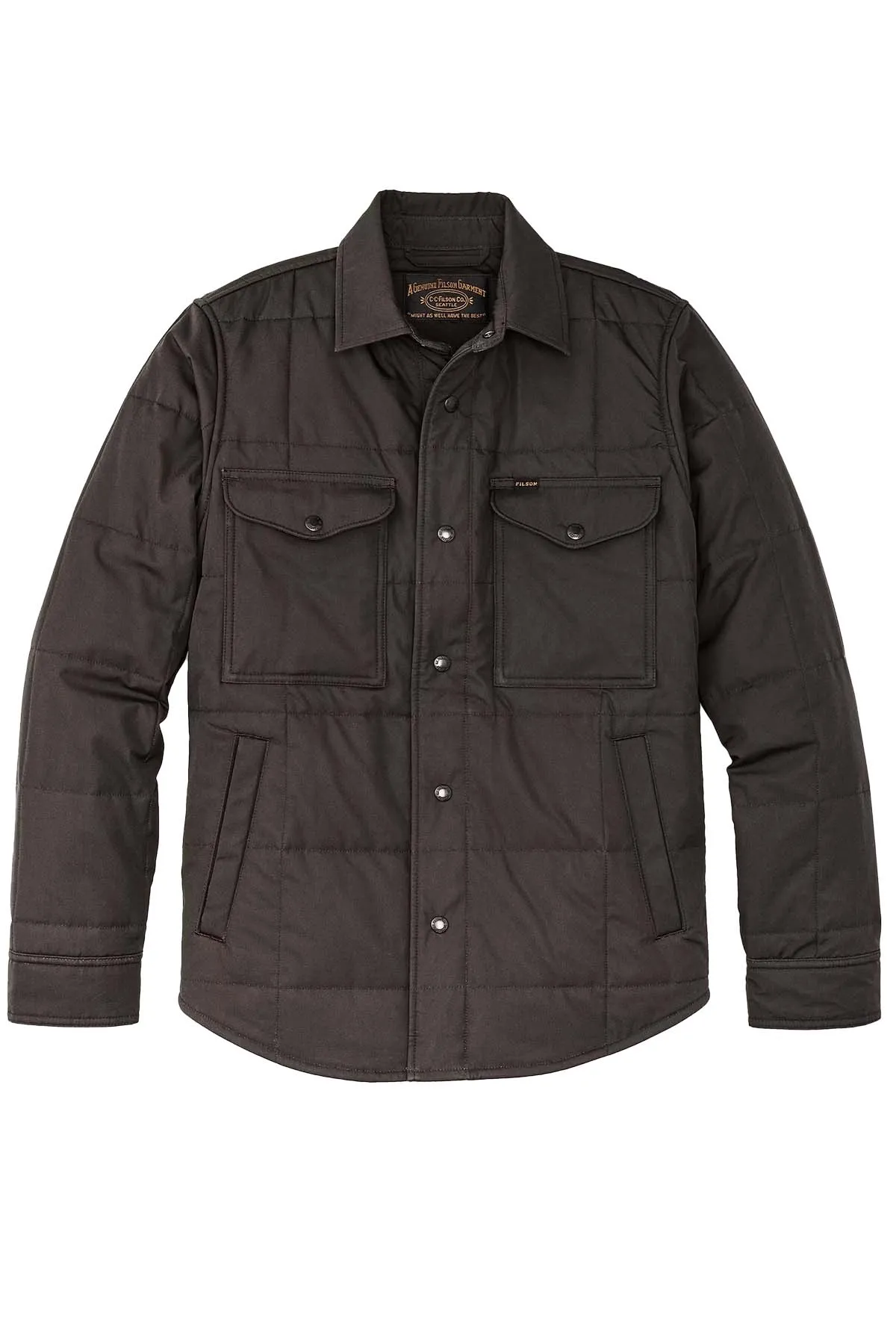 COVER CLOTH QUILTED JAC-SHIRT Cinder