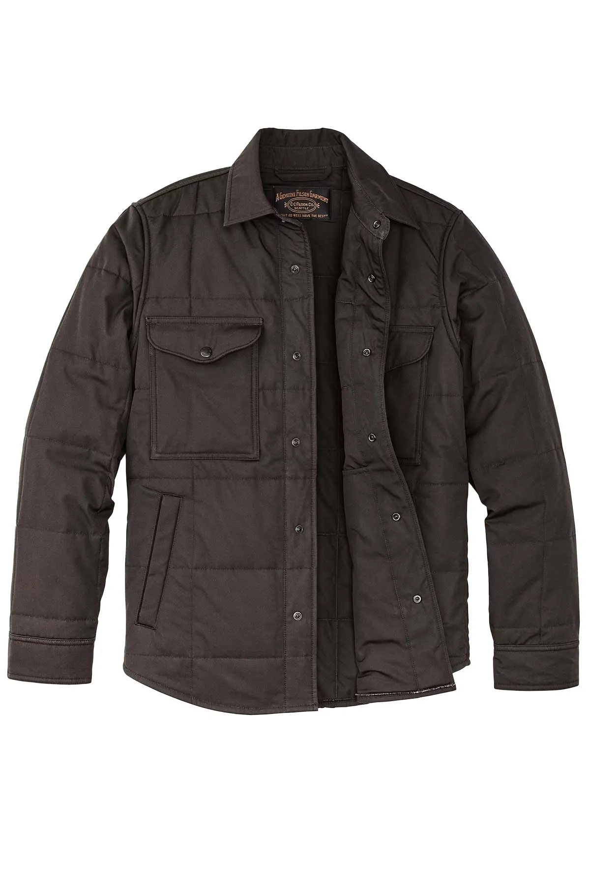 COVER CLOTH QUILTED JAC-SHIRT Cinder