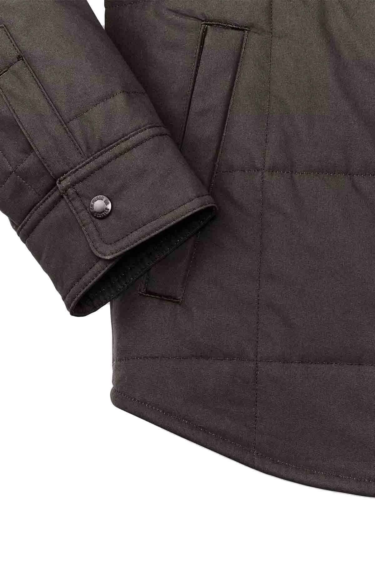 COVER CLOTH QUILTED JAC-SHIRT Cinder