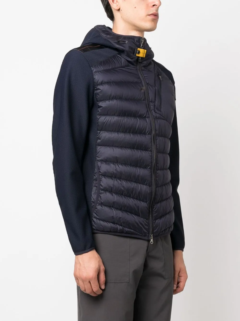 duck-down hooded jacket