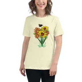Happy Blooms Bouquet Women's Relaxed T-Shirt