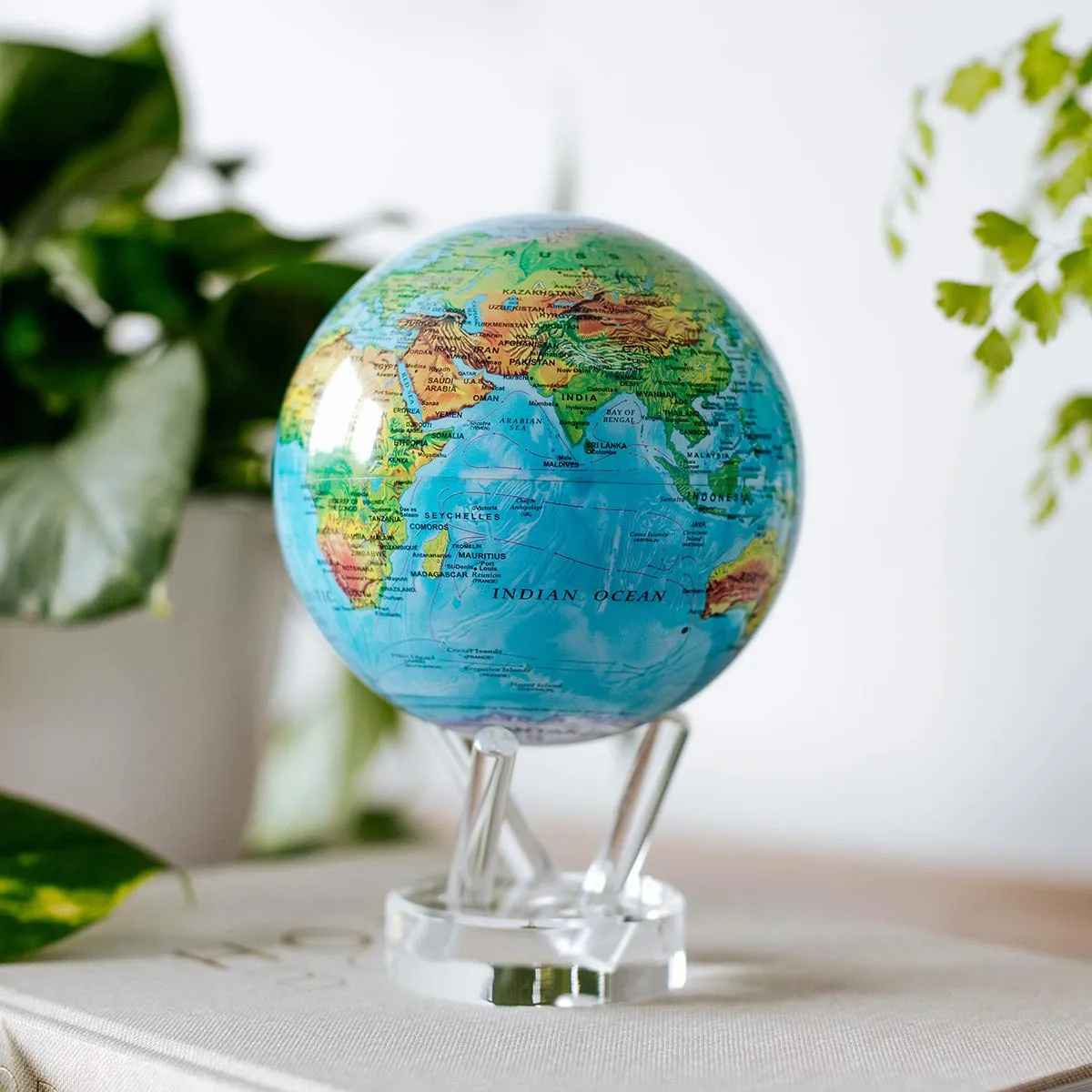 MOVA Globe - Blue Relief Map
