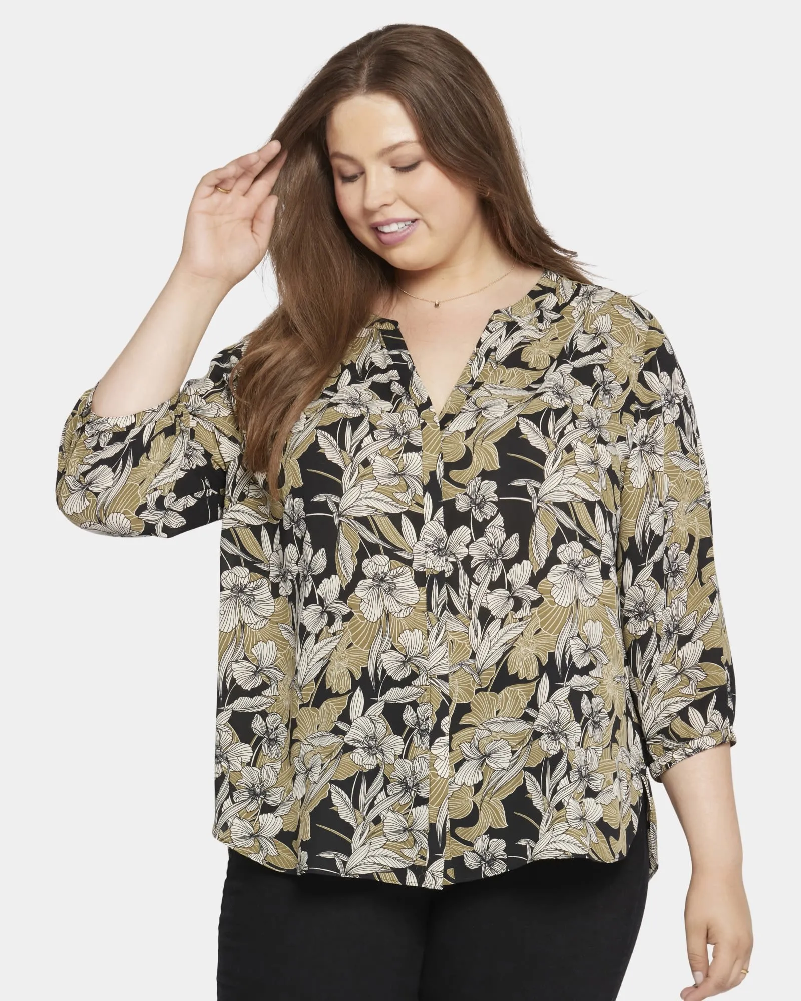 Pintuck Blouse | Lanier Park