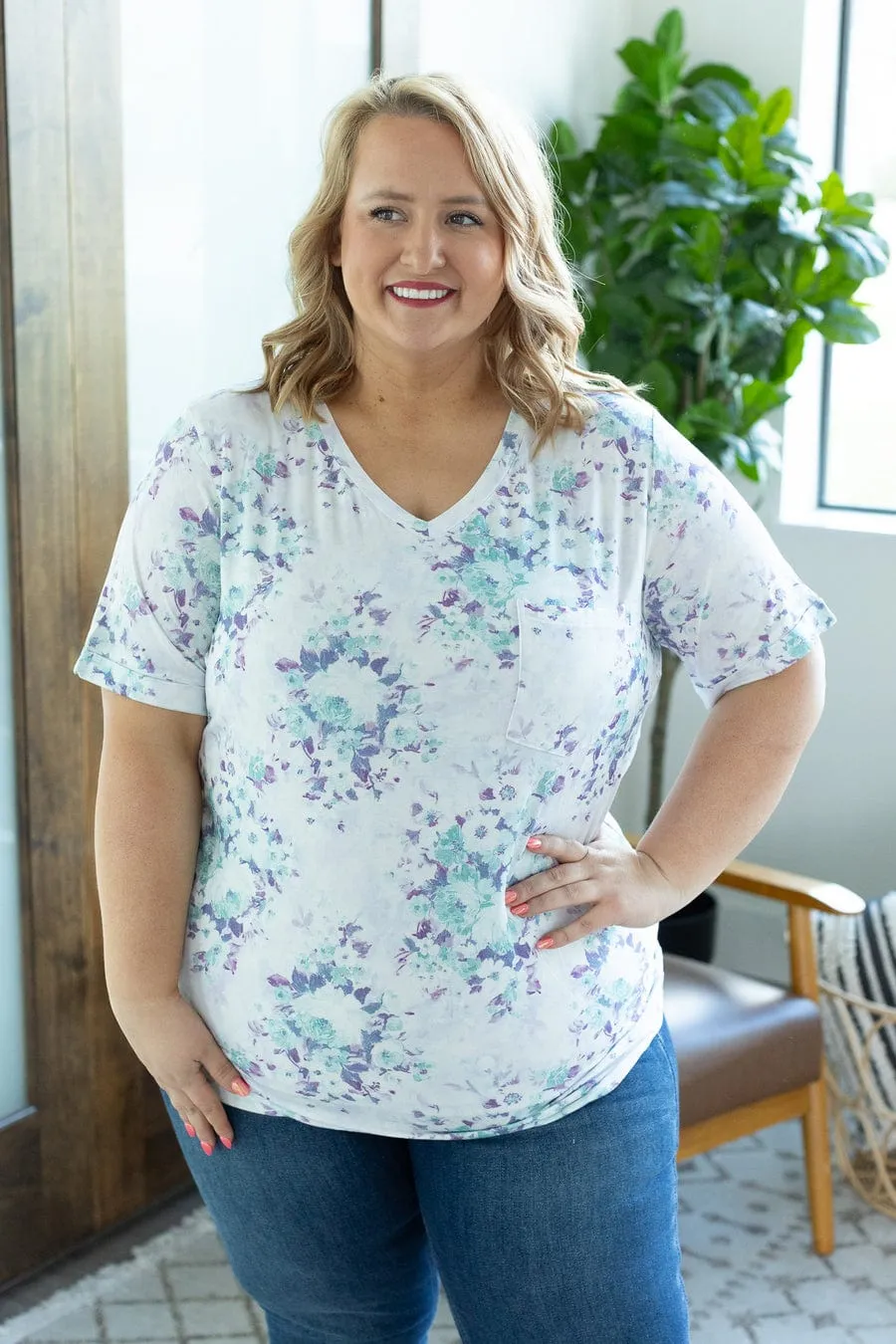 Pocketful of Perfect Tees- Floral Vibes