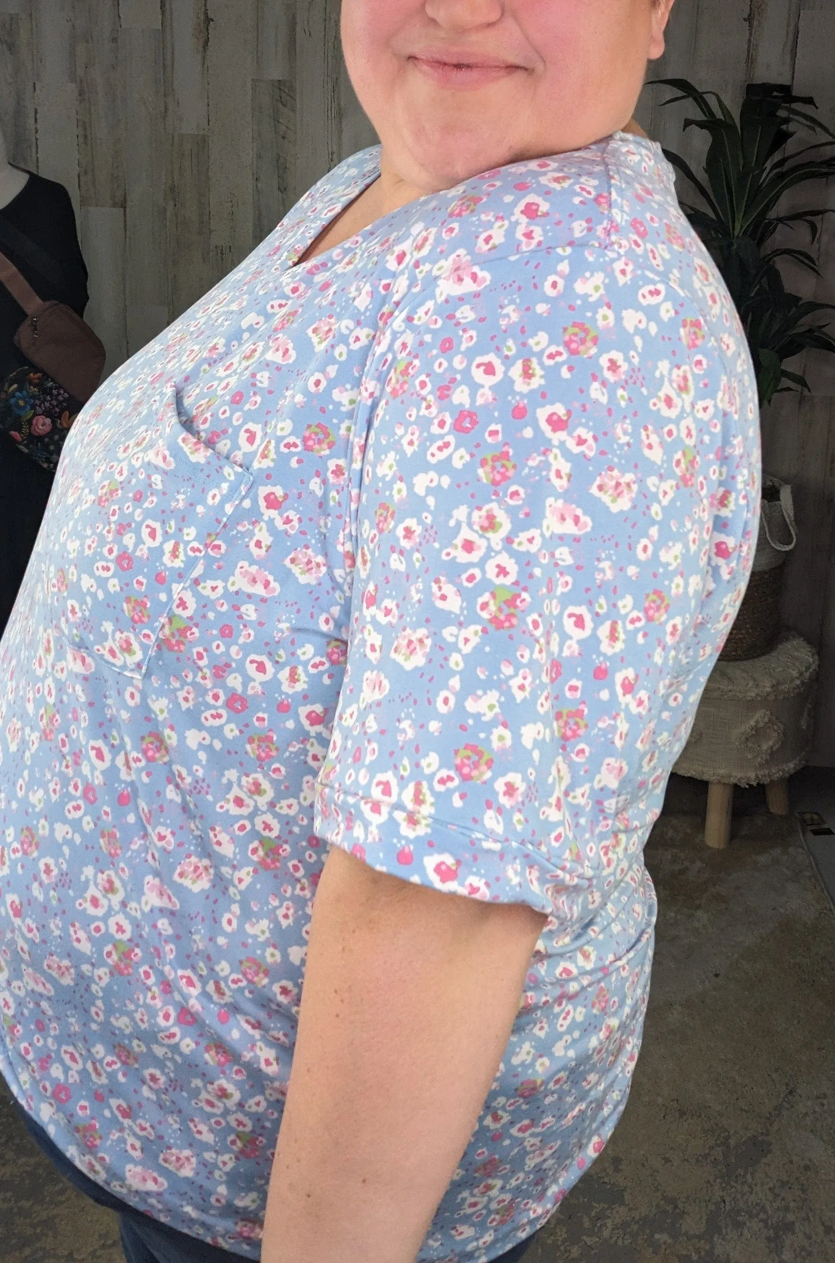 Pocketful of Perfect Tees- Floral Vibes