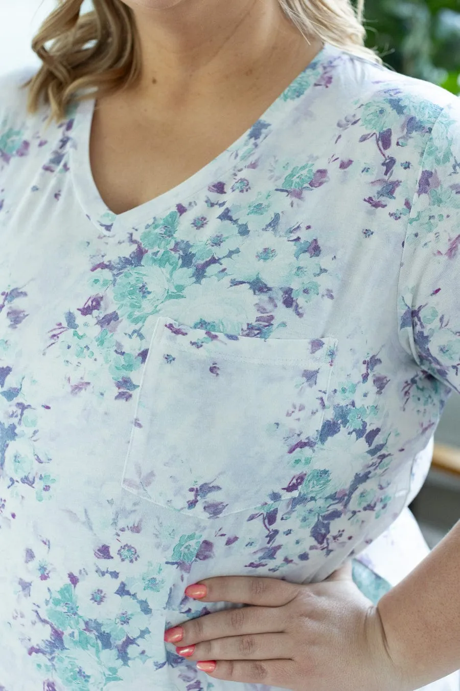 Pocketful of Perfect Tees- Floral Vibes