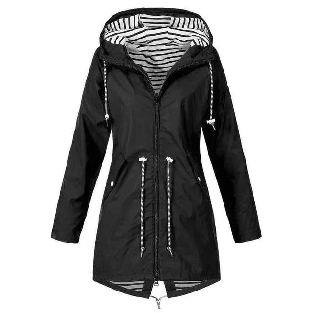 S-5XL Forest Jacket Raincoat Women Waterproof