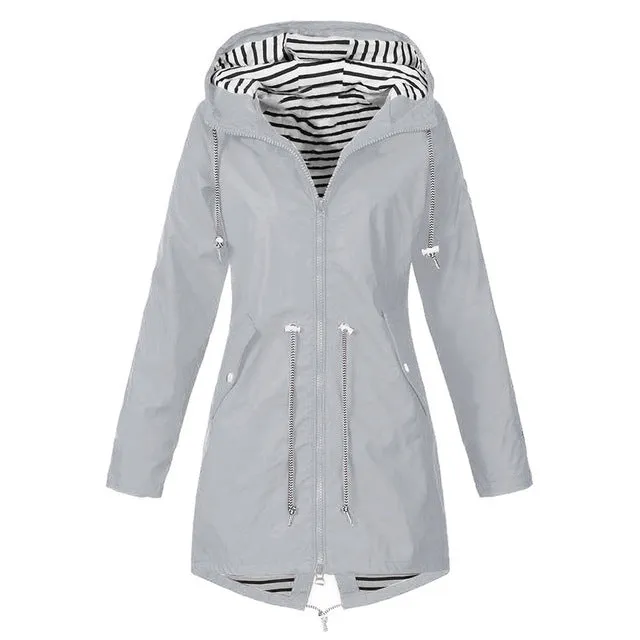 S-5XL Forest Jacket Raincoat Women Waterproof