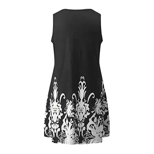 TastyHottie - Summer Spring Floral Tunic Dress