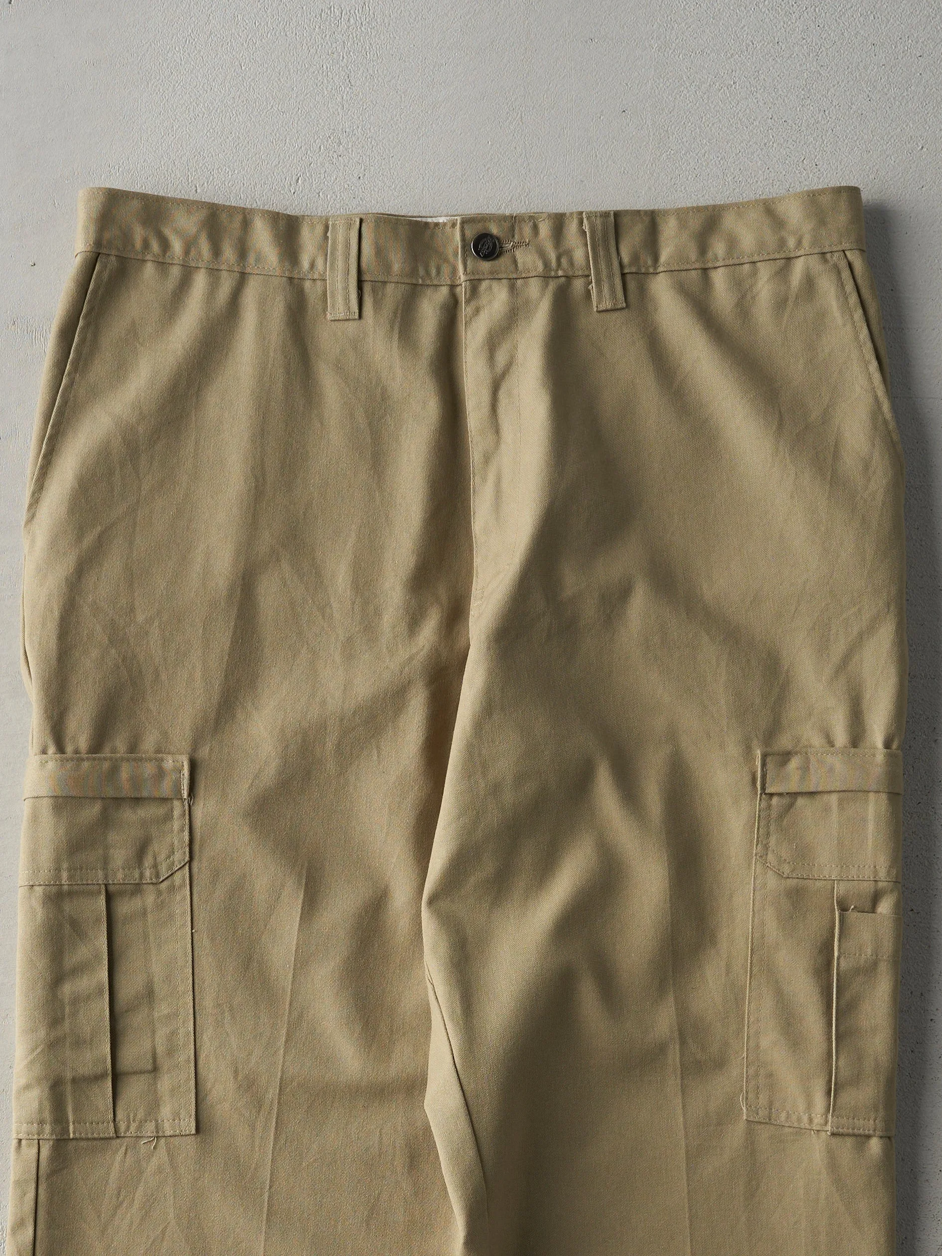 Vintage Y2K Beige Dickies Cargo Pants (37x29)