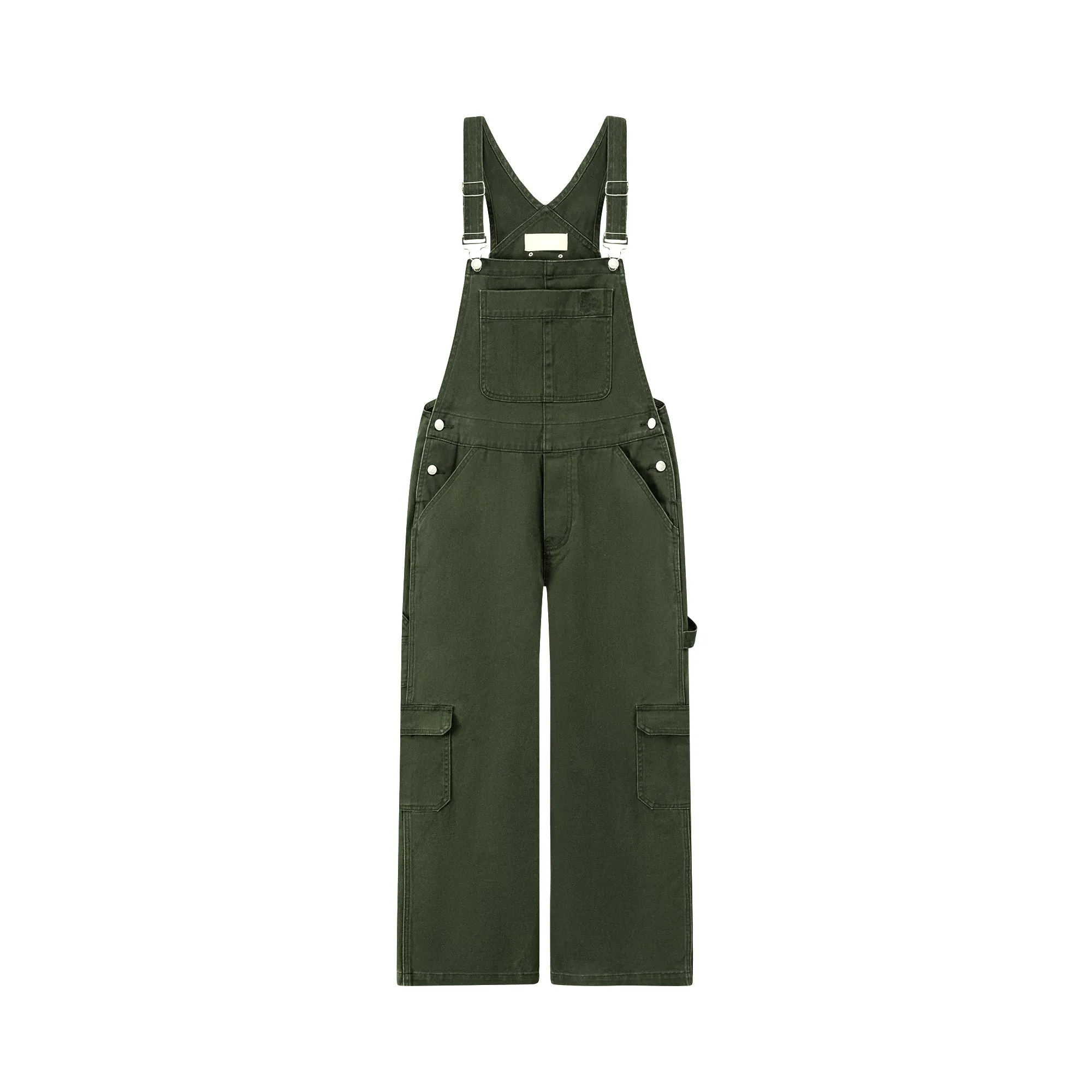 Wide Casual Denim Suspenders Jumpsuit