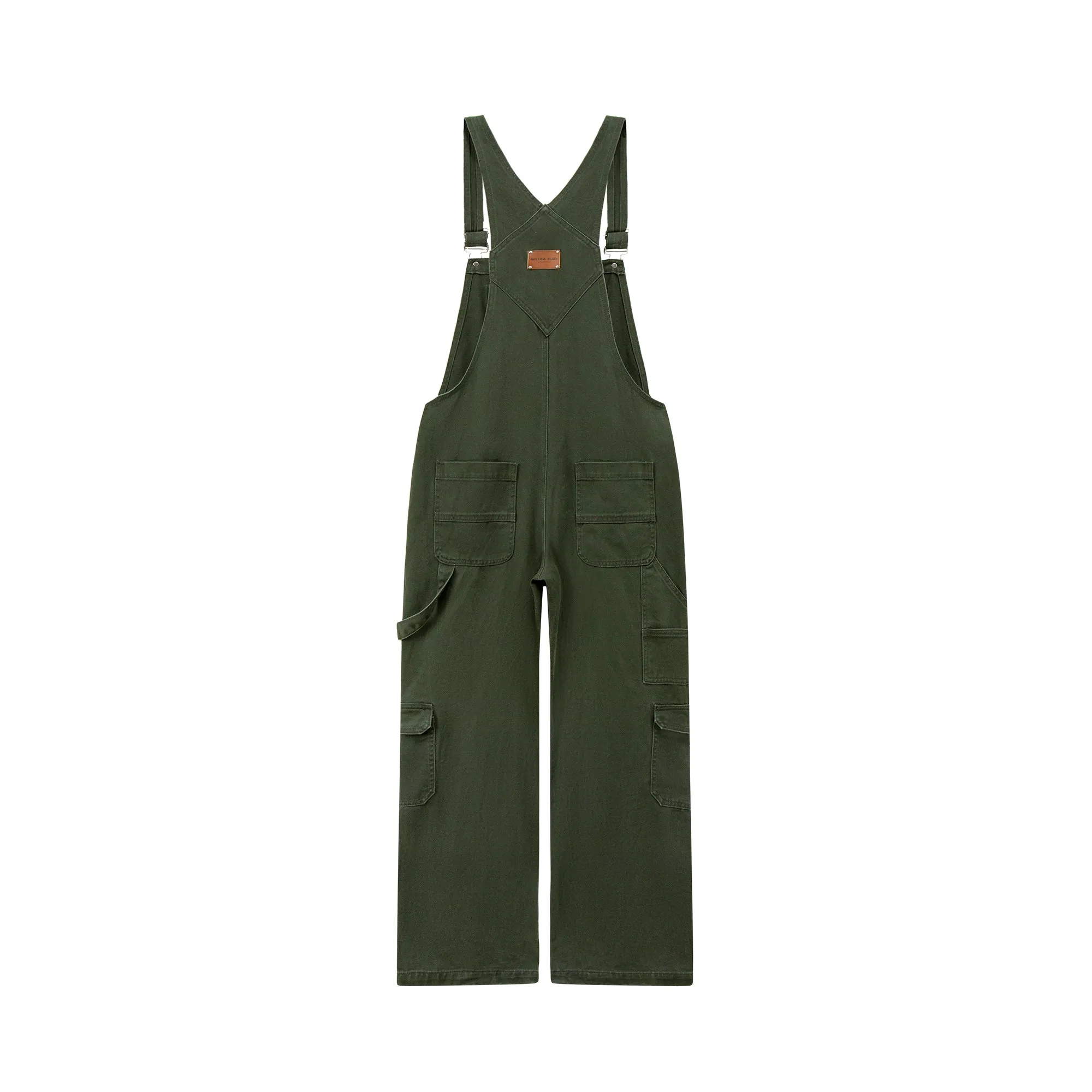 Wide Casual Denim Suspenders Jumpsuit