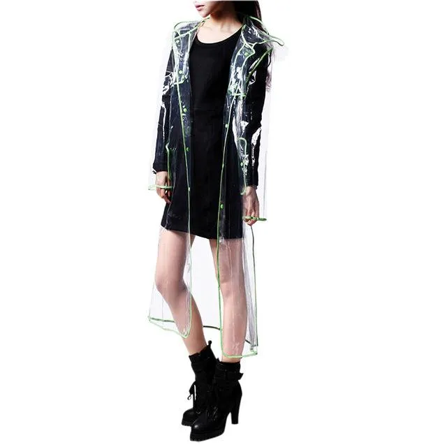 Women's Transparent Raincoat
