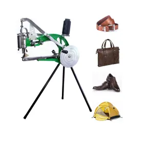YEQIN Hand Cobbler Shoe Repair Machine dual Cotton Nylon Line Sewing Machine Manual Leather Machine for Bags
